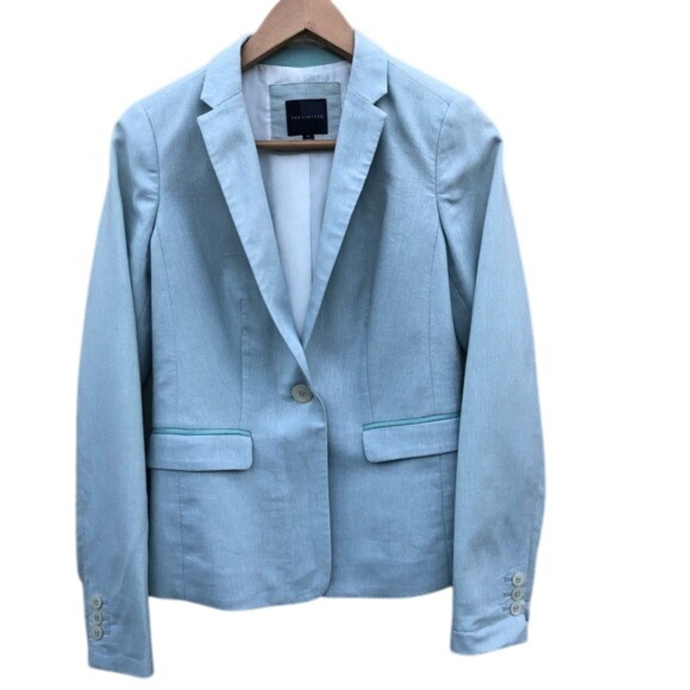 The Limited Light Green Single Button Jacket XS‎